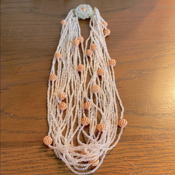 Elegant Multi-Strand Beaded Necklace - Picture 6 of 7